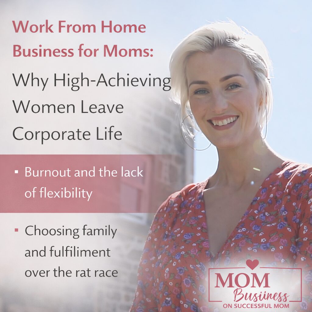 Work From Home Business for Moms: Why High-Achieving Women Leave Corporate Life